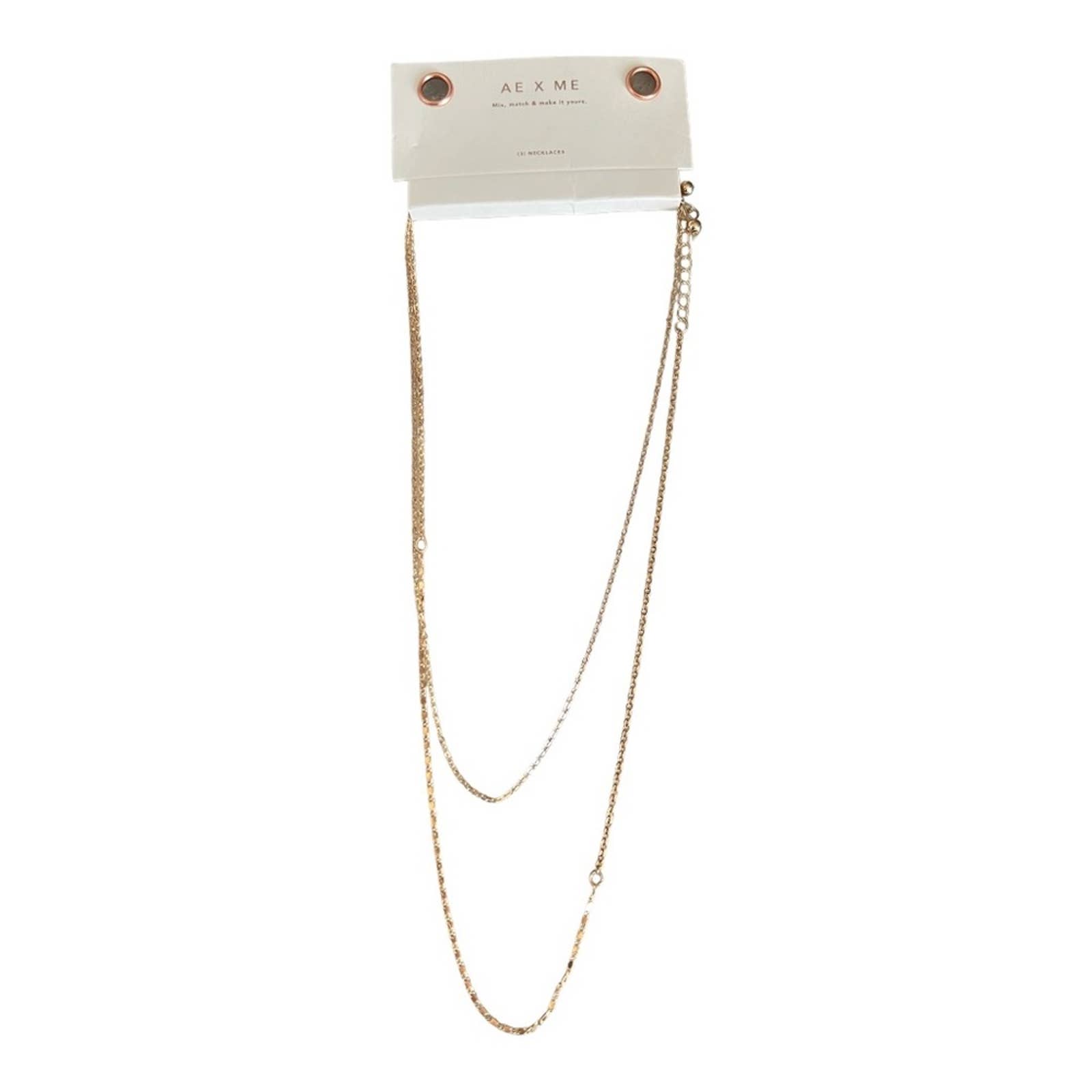 American Eagle Gold Tone Chain Necklaces 10$
